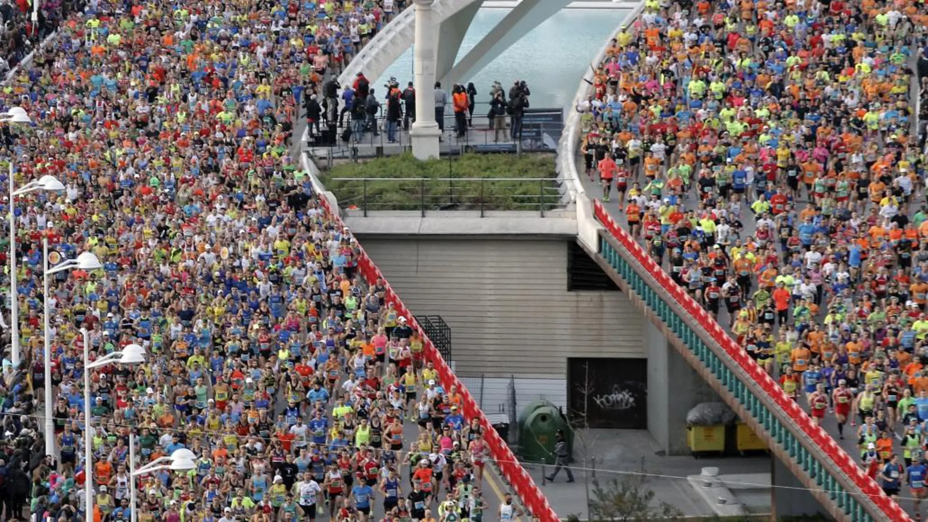 La maratón de Valencia es considerada como la mejor de España por la Federacion Española de Atletismo