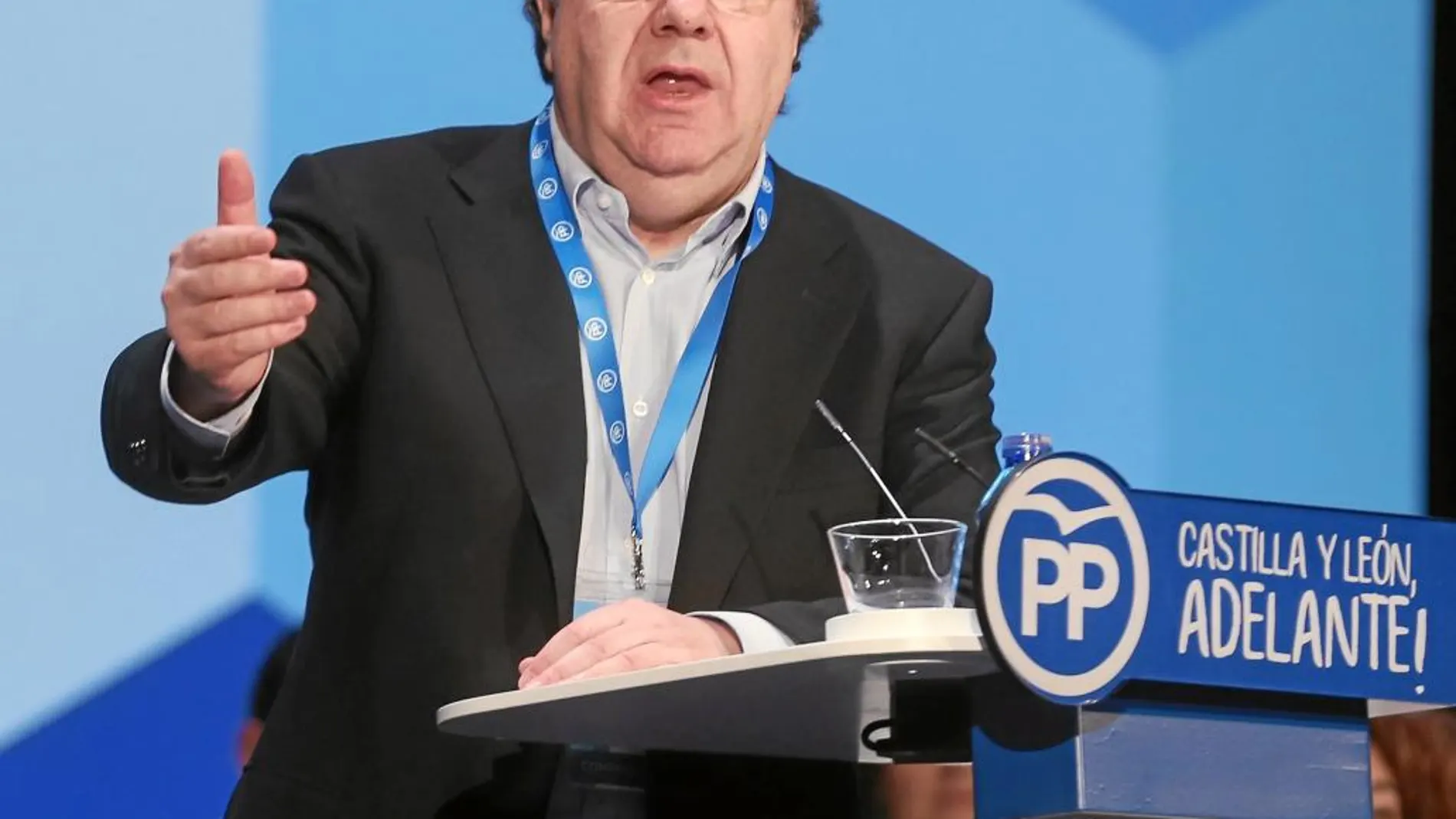 Herrera en su último discurso como presidente del PP de Castilla y León.