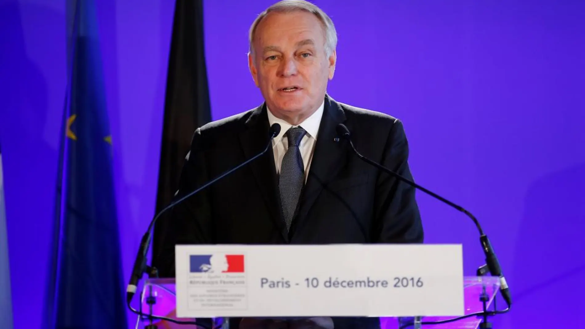 El ministro francés de Exteriores, Jean-Marc Ayrault.