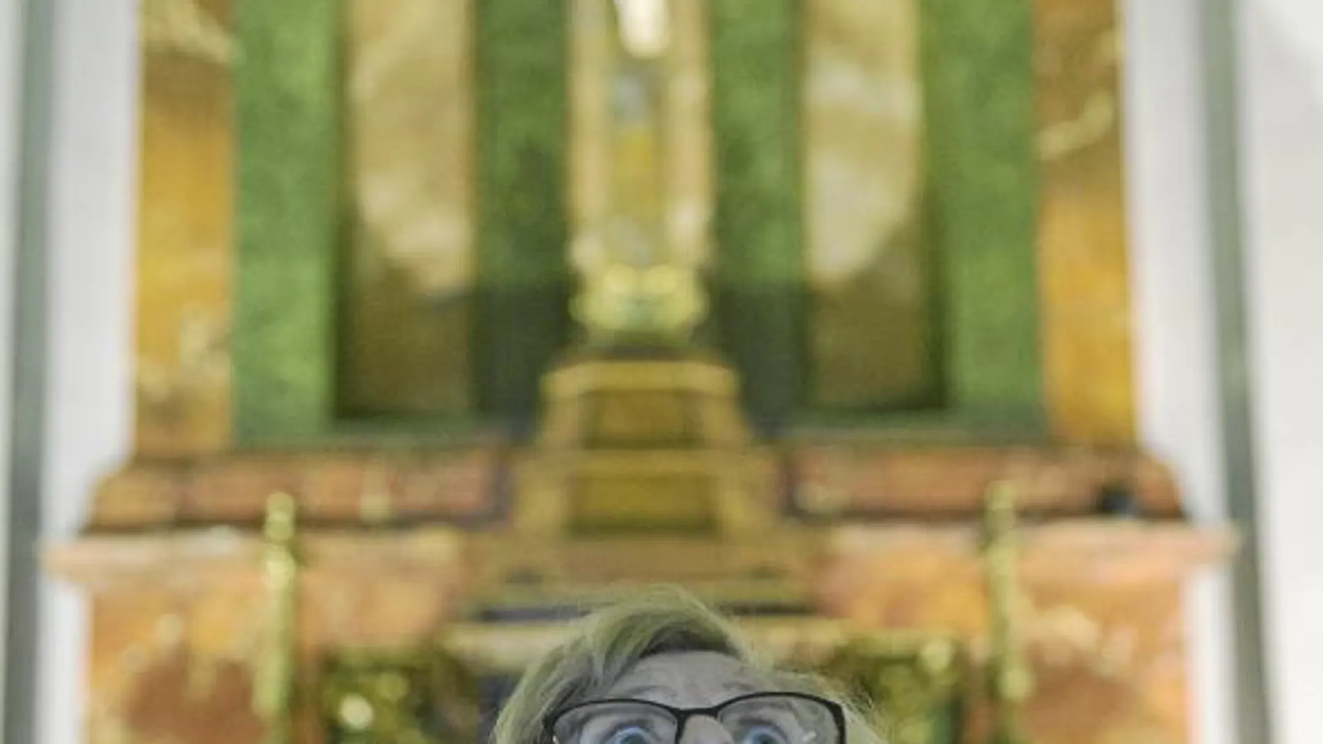 Manuela Carmena, el pasado marzo, en la madrileña Ermita de San Antonio de la Florida / Gonzalo Pérez