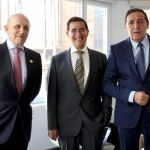 Sáez Aguado inaugura la nueva sede del Colegio de Enfermería junto Alfredo Escaja y Máximo González