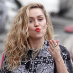 La cantante Miley Cyrus