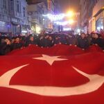 Protestas contra Holanda en la embajada del país en Turquía