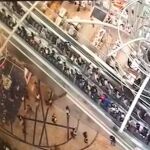 Imagen de las escaleras momentos antes del incidente