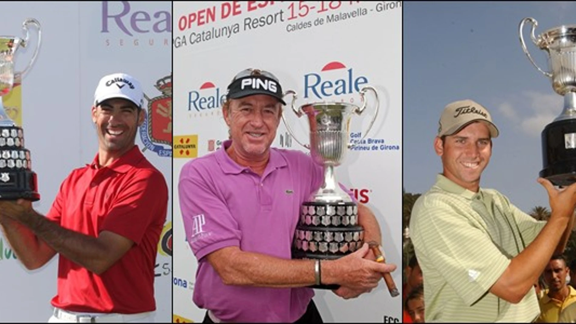 Tres ilustres ganadores del Open de España