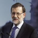 Rajoy, con los presidentes del Congreso, el Senado, el TC y el CGPJ