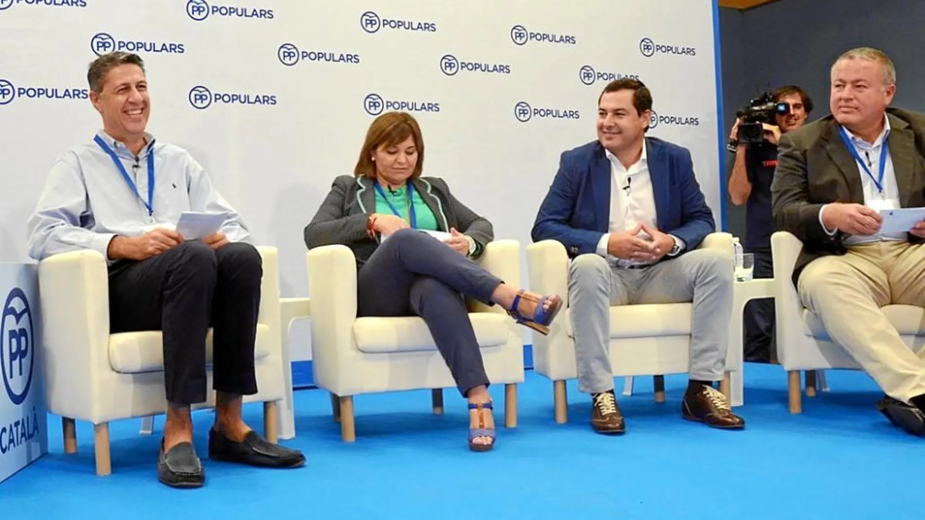 Moreno participó en la Escuela de Otoño del PP de Cataluña