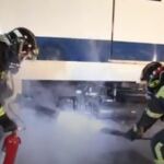 Simulacro de incendio en el Metro de Madrid