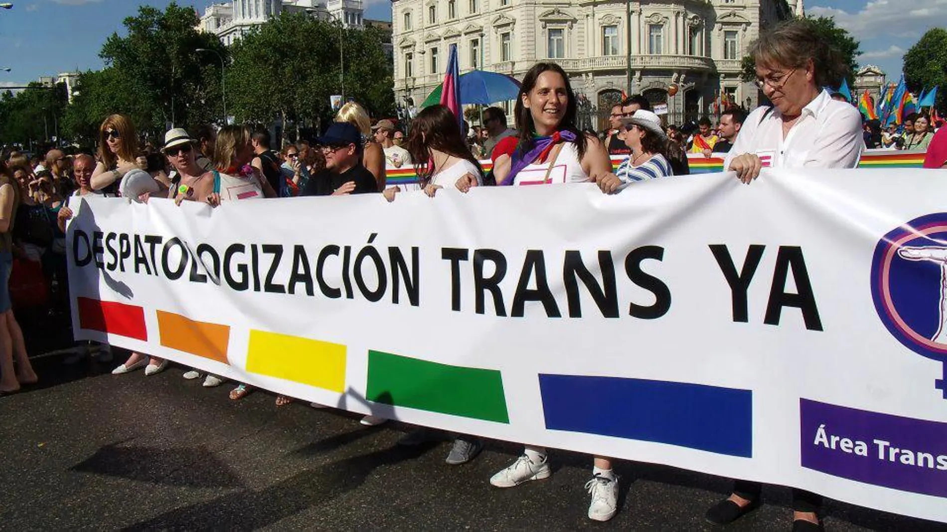 Manifestación en favor de los derechos de los transexuales