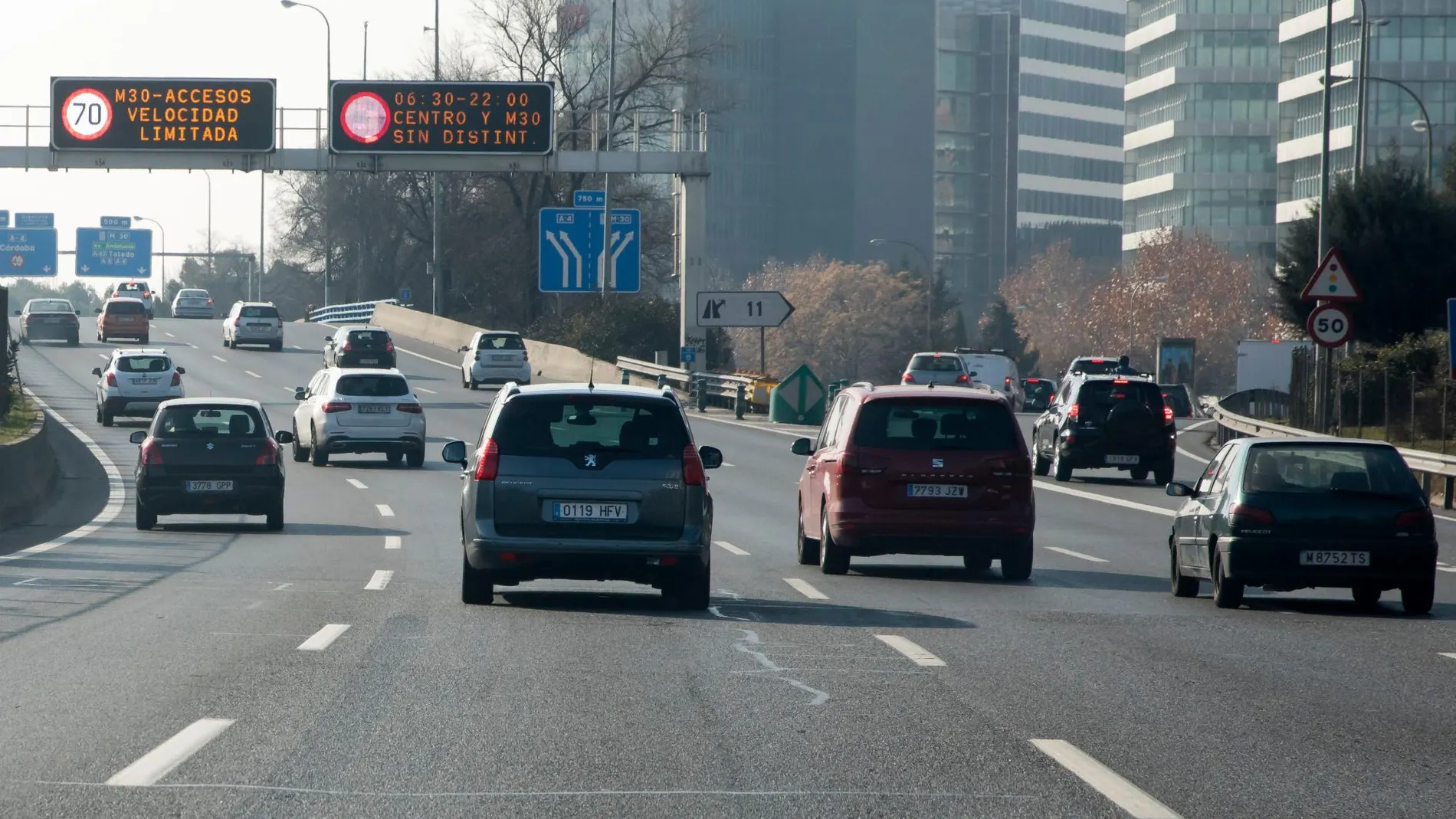 Imagen de archivo de una de las carreteras de Madrid