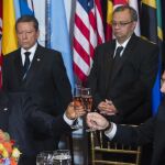 Obama y Putin brindan en la ONU