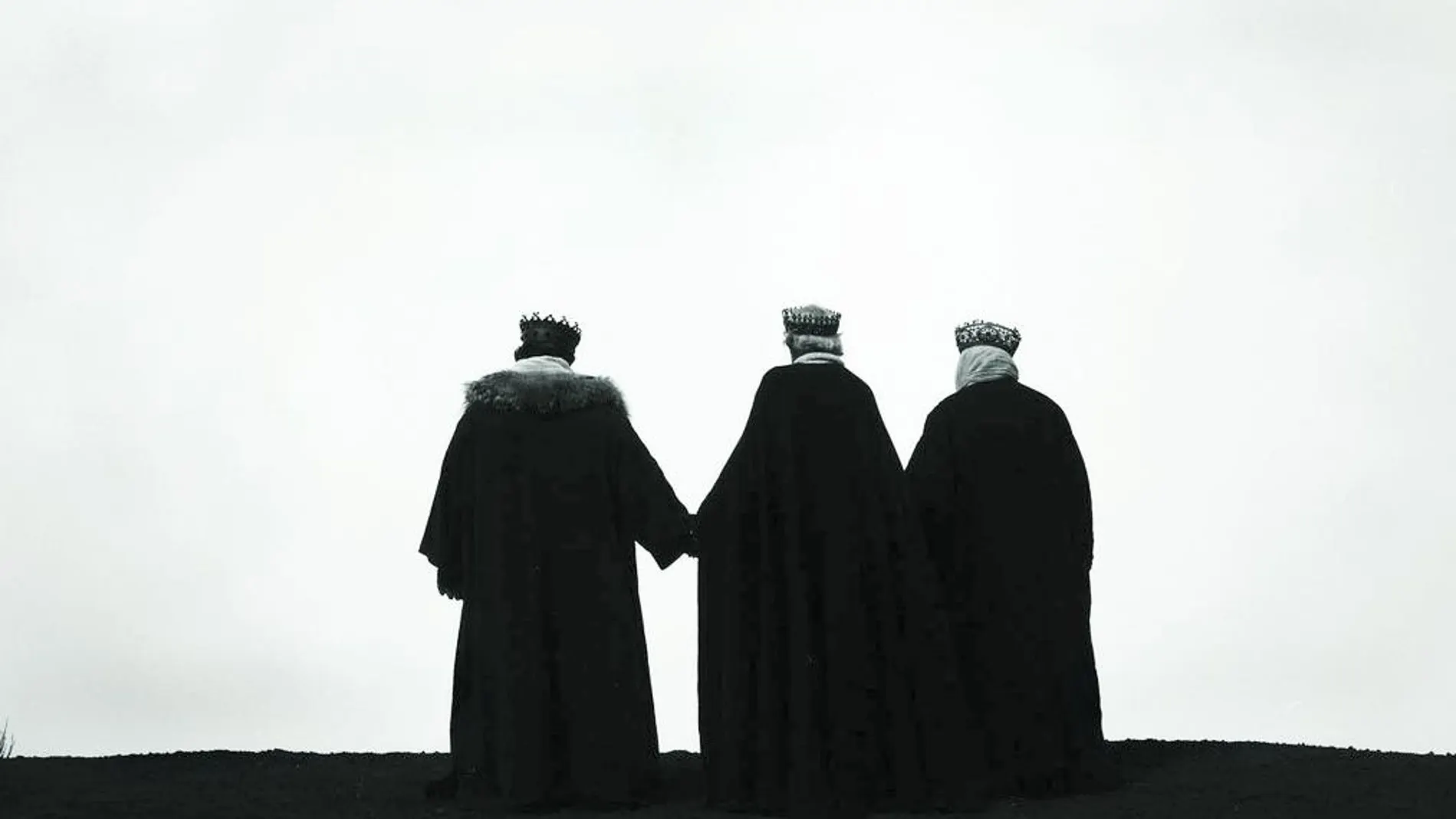 LOS MAGOS ERAN TRES. Melchor, Gaspar y Baltasar, según aparecen en la película española «El cant dels ocells», dirigida por Albert Serra en 2008