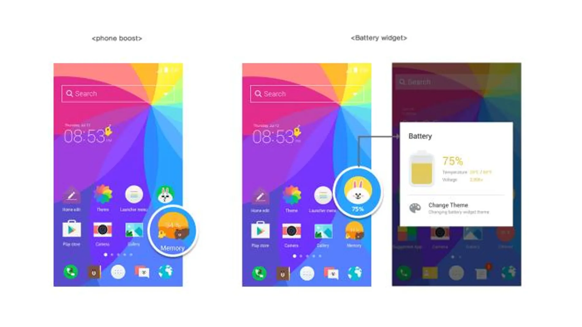 Line lanza un launcher para Android