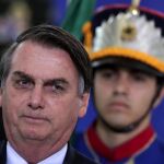 El presidente de Brasil, Jair Bolsonaro, durante un acto en el palacio de Planalto