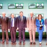 Tomás Llorens, nieto de Luis Rubio, Francisco Giral, Eugenio Calabuig, Ramón Osorio, Eduardo García Granero, Ximo Puig, Enrique Martín, Hortensia Roig, Juan Carlos Moragues, Joan Ribó, Elena Tejedor, y Paco Alcácer