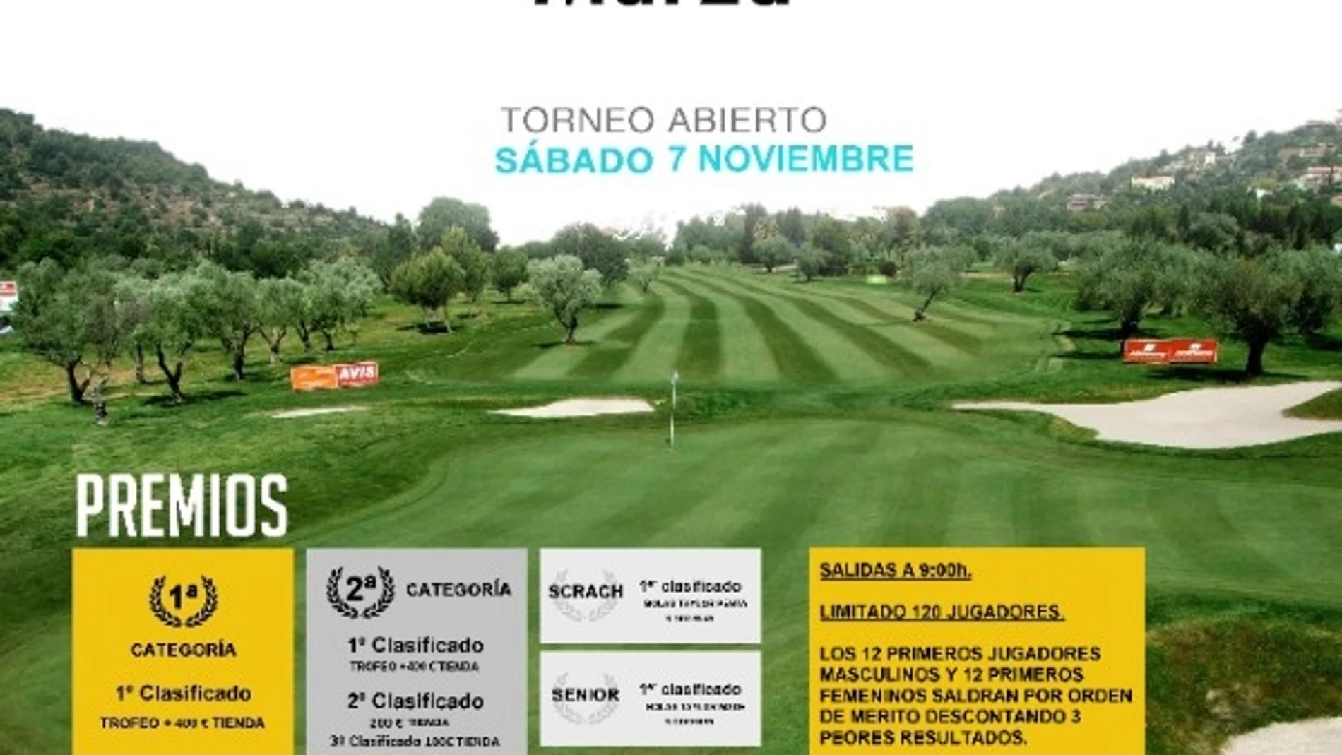 Cartel de la prueba