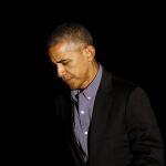 El presidente de Estados Unidos, Barack Obama, a su vuelta a la Casa Blanca, tras un viaje a Europa