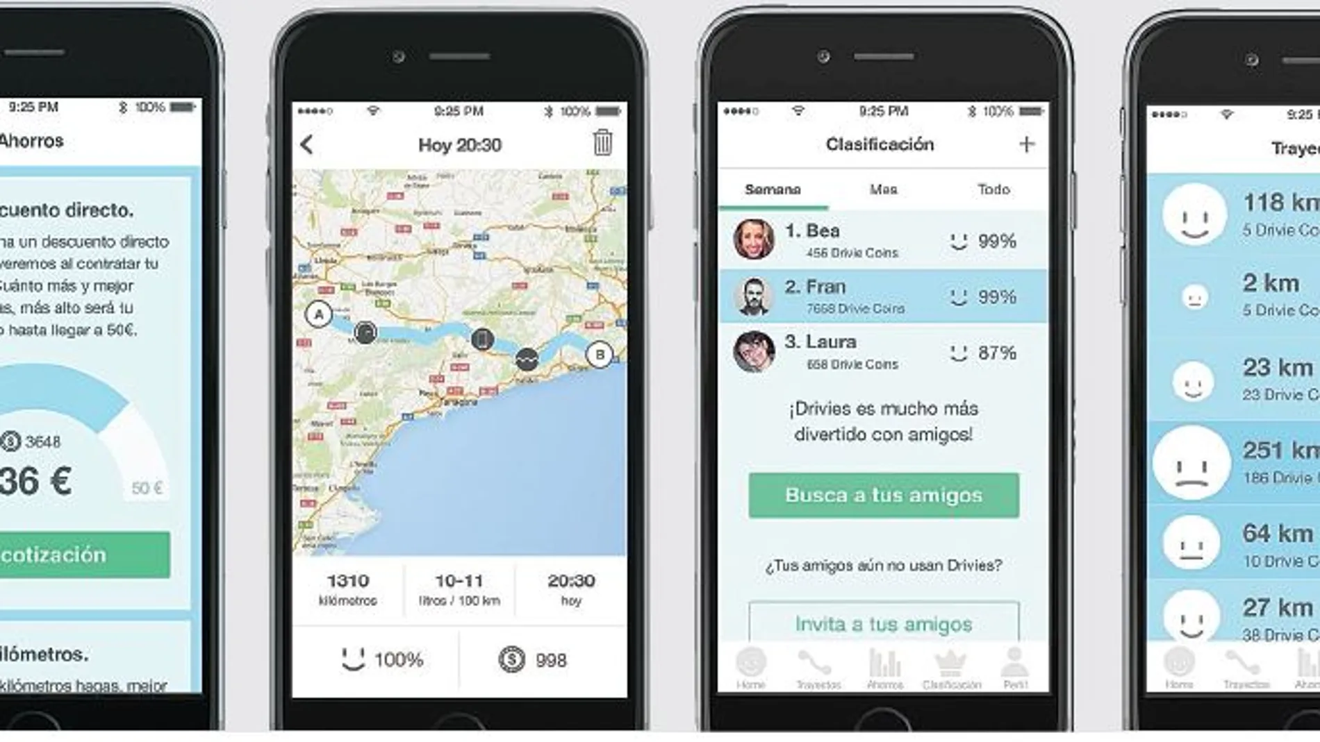 Drivies, la app que premia a los buenos conductores