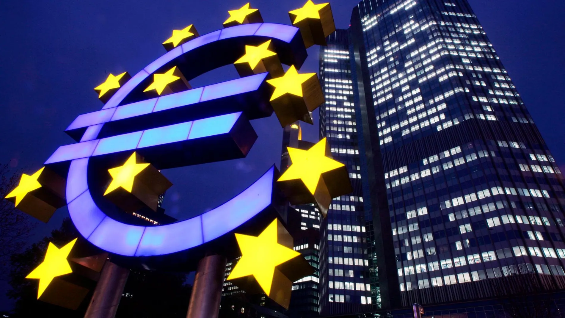 Banco Central Europeo (BCE) en Frankfurt (Alemania) / Ap