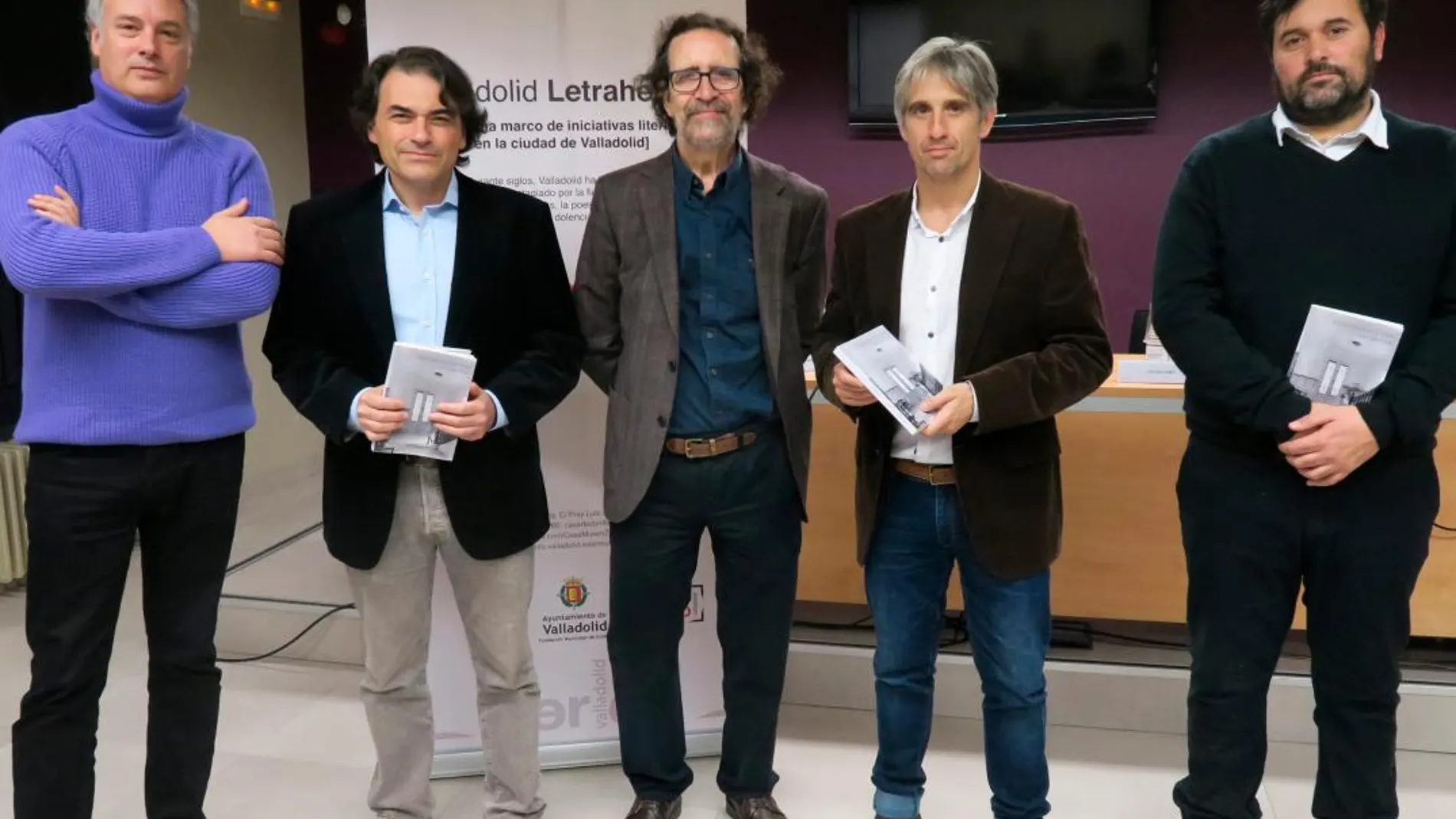 César Sanz, Pedro Ojeda, Luis Díaz Viana, Enrique Berzal y Javier Campelo