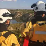  Los GEO rescatan el cadáver del joven de 20 años de la laguna de Vicálvaro