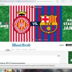Publicidad en la web del Miami Herald