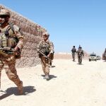 Una misión inacabada. Soldados afganos participan en una operación contra los rebeldes talibanes, ayer, en la provincia de Helmand