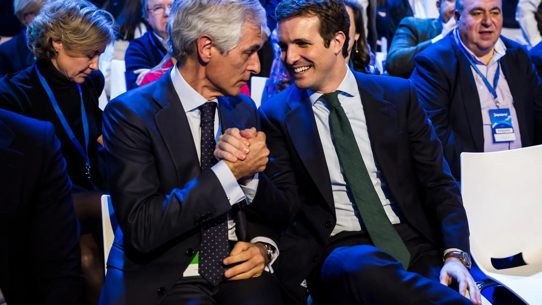 Suárez Illana y Casado, en la convención del PP