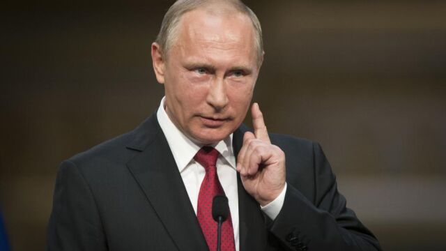 El presidente ruso, Vladimir Putin, durante una conferencia de prensa