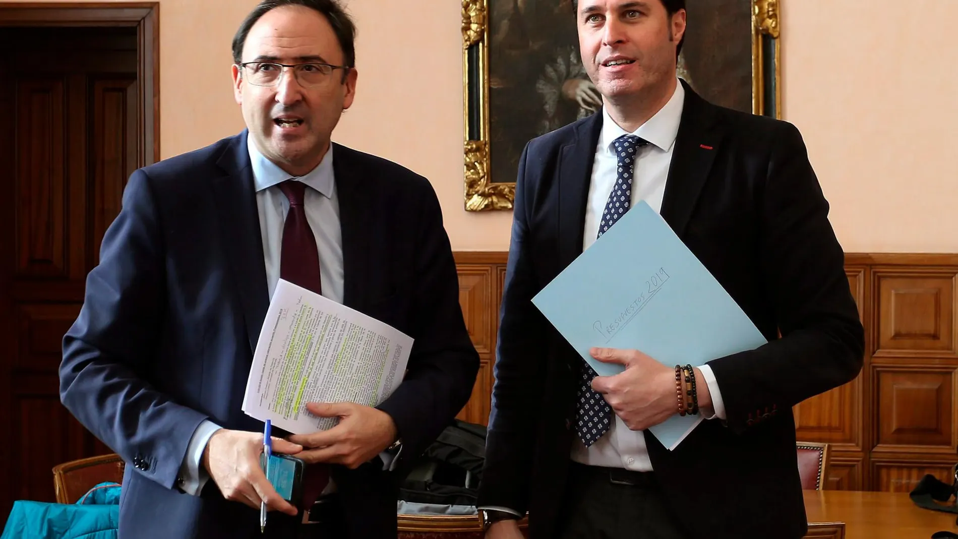 Alfonso Polanco y Sergio Lozano explican la situación en la que se encuentra la aprobación del Presupuesto de 2019