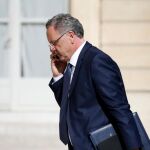 El ministro Richard Ferrand, ayer llegando al Elíseo