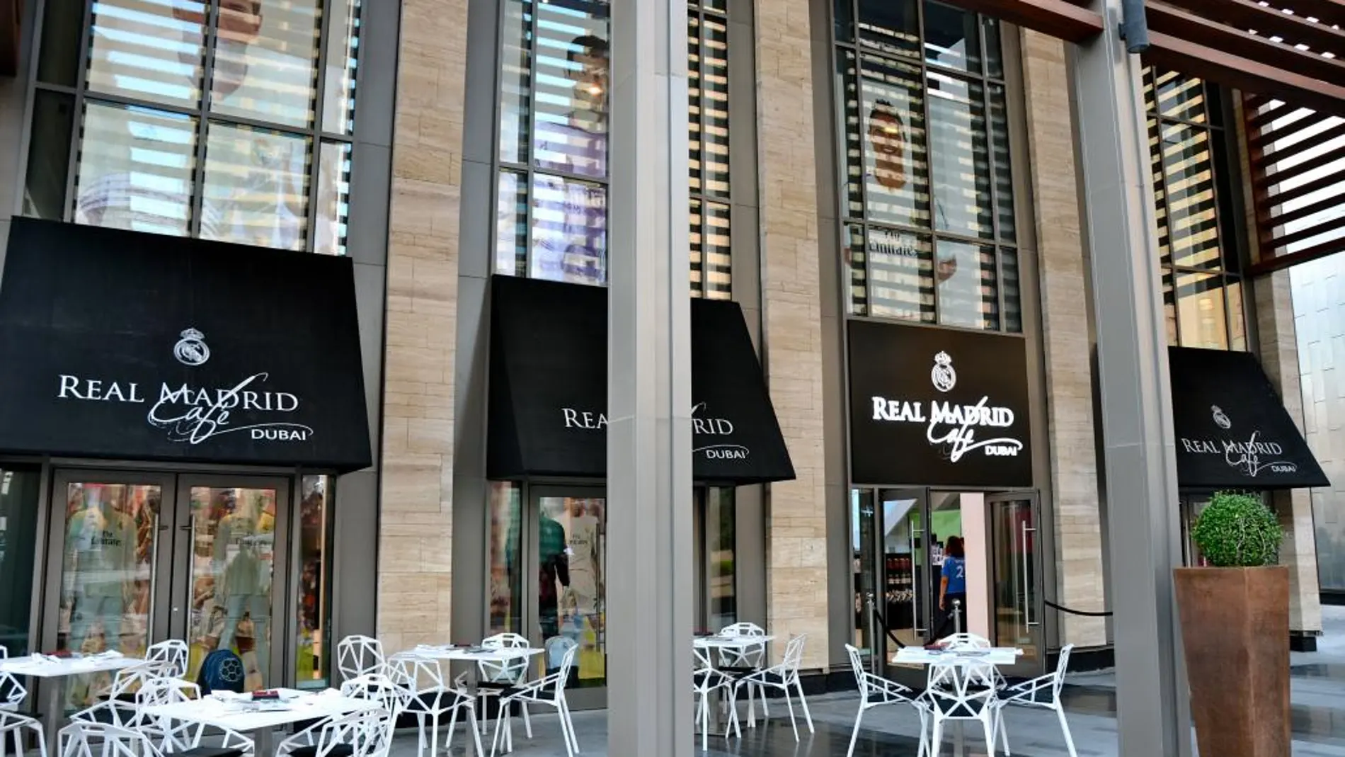 Imagen de un Real Madrid Café en Dubai