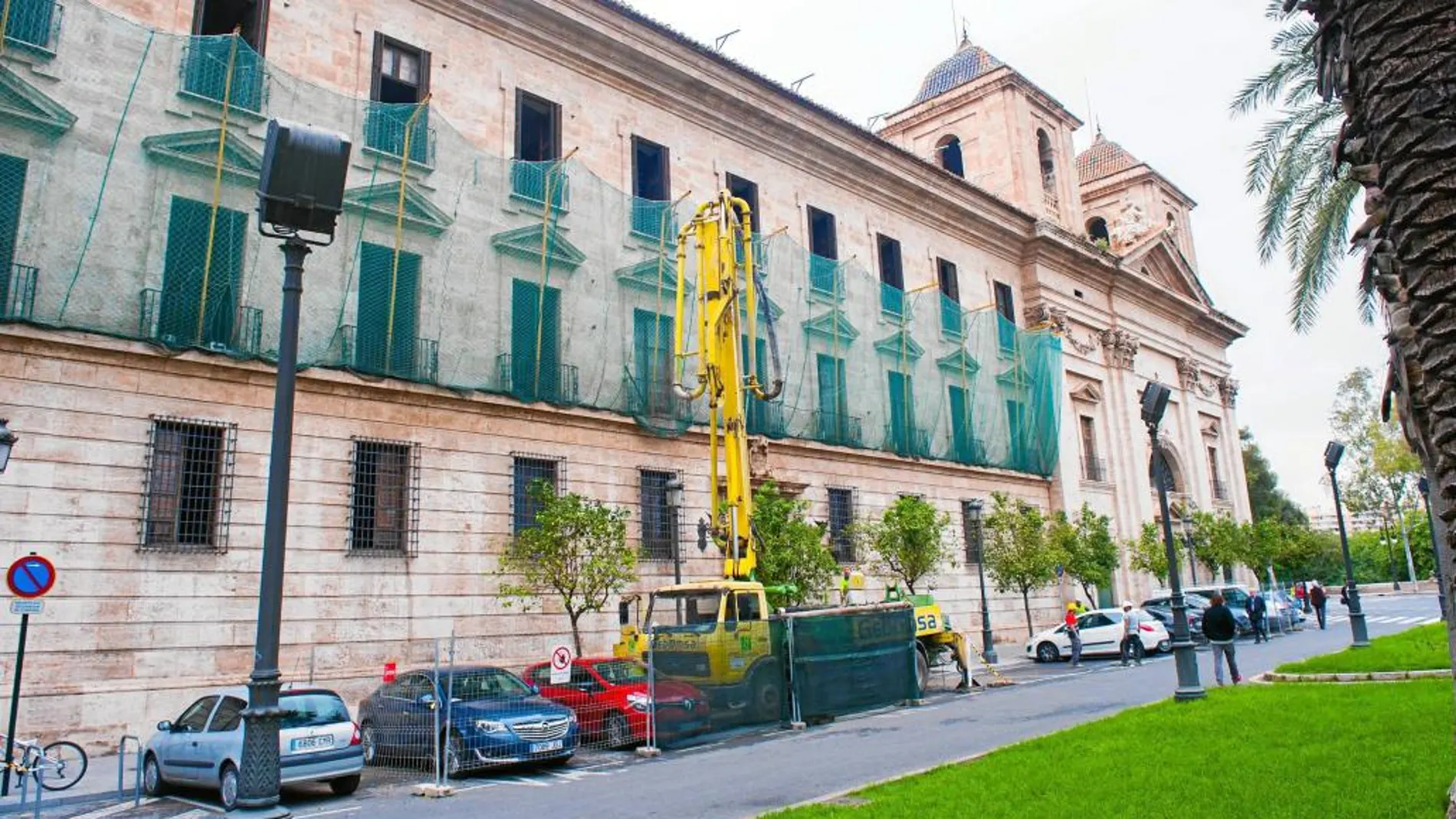 Las obras de rehabilitación del Palacio del Temple estarán acabadas a finales de este año