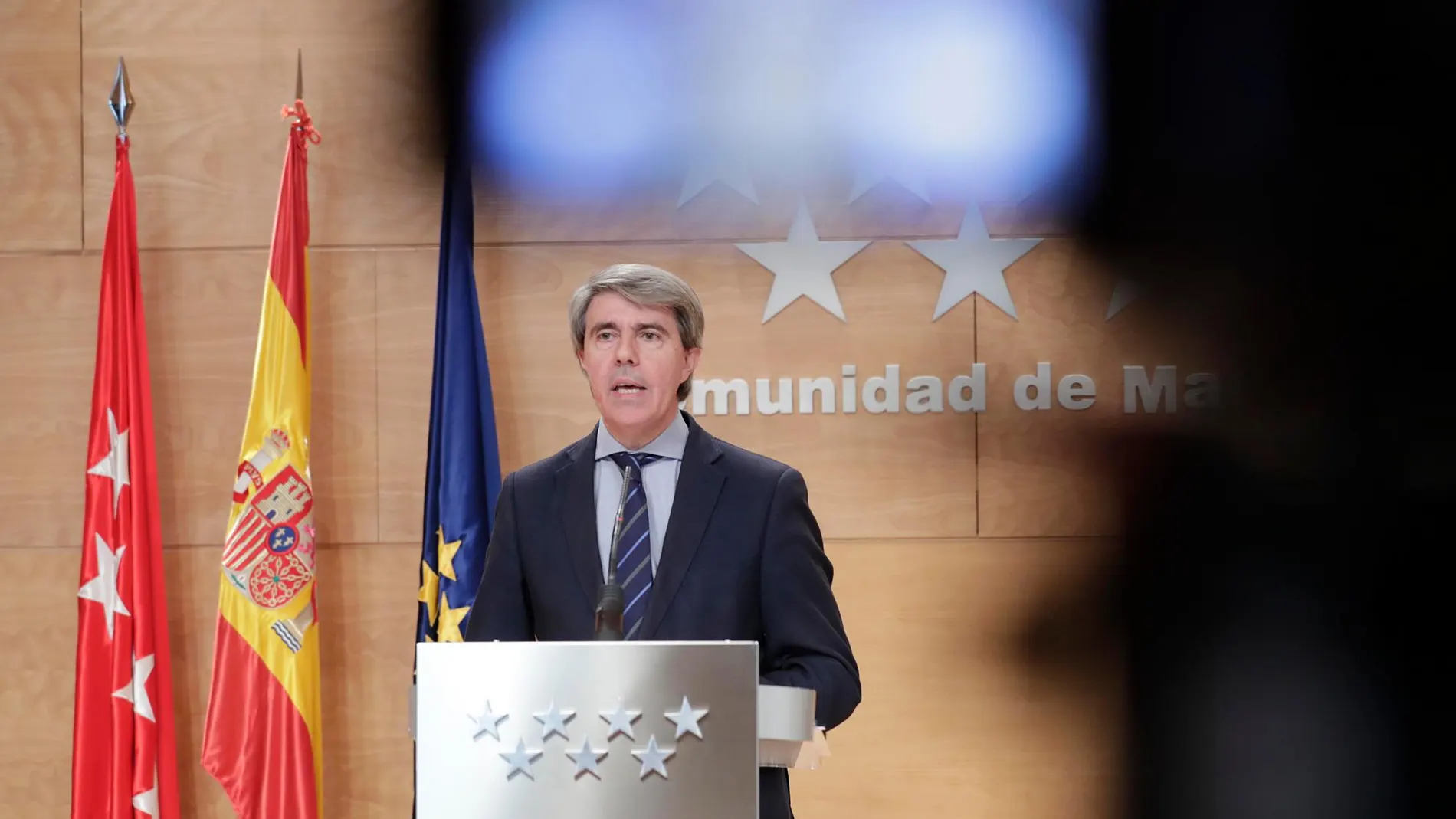 Ángel Garrido, tras el Consejo de Gobierno