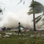 Los efectos de un ciclón, esta primavera en Vanuatu