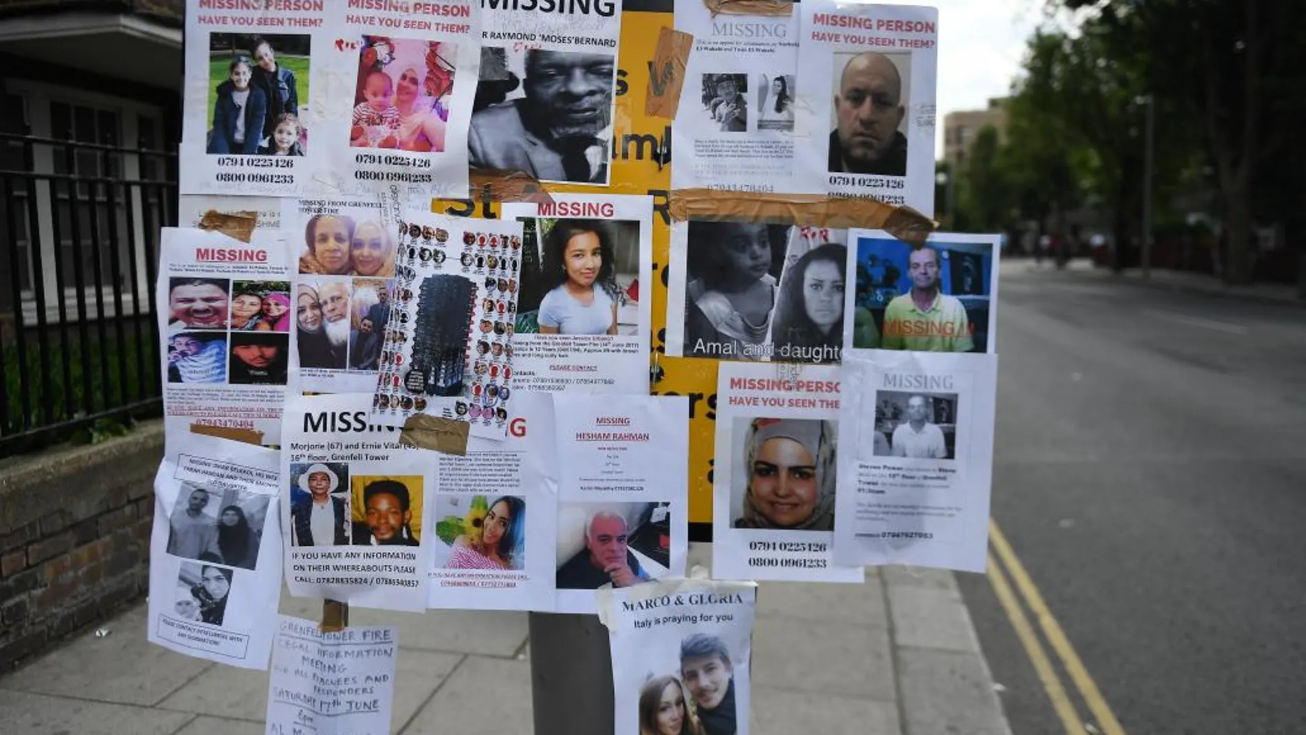 Fotografías de algunos de los desaparecidos en el incendio de la torre Grenfell