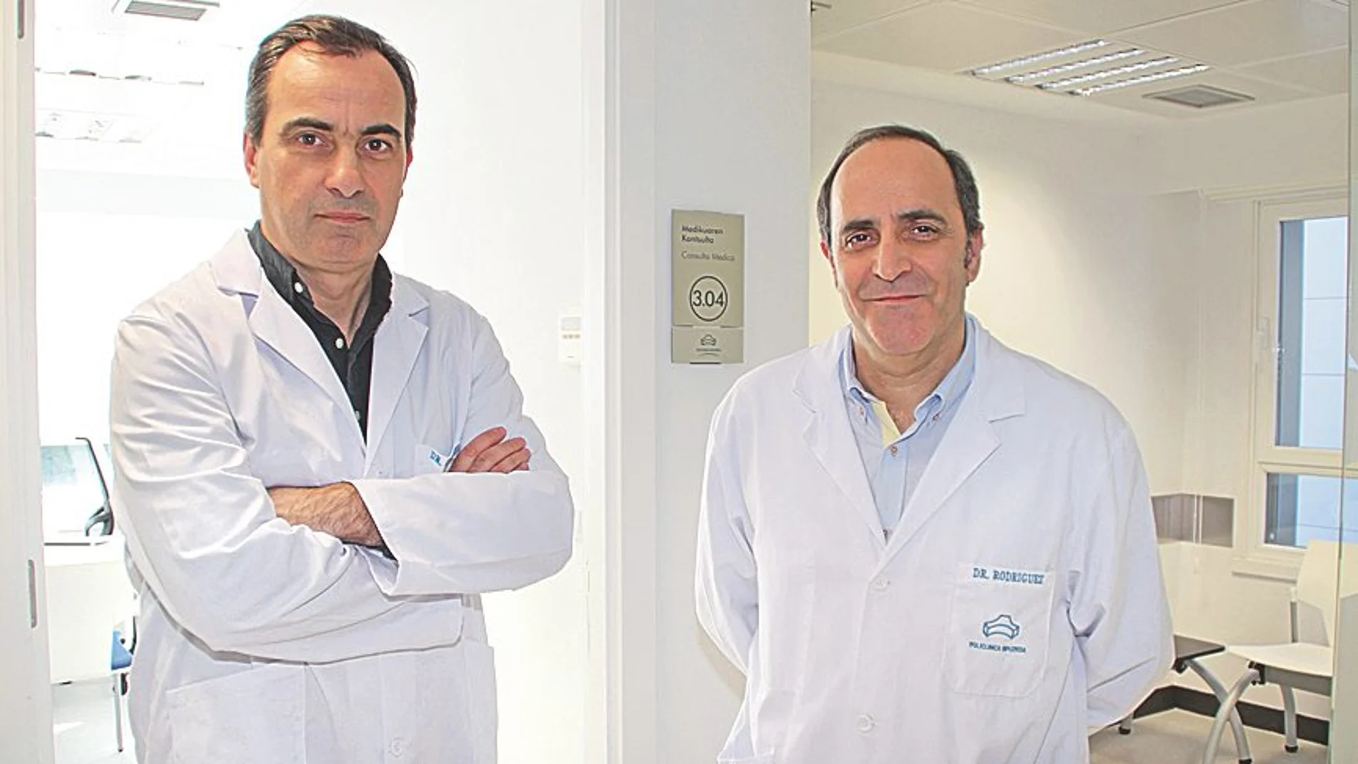 En la imagen, Gregorio Garmendia y José Antonio Rodríguez