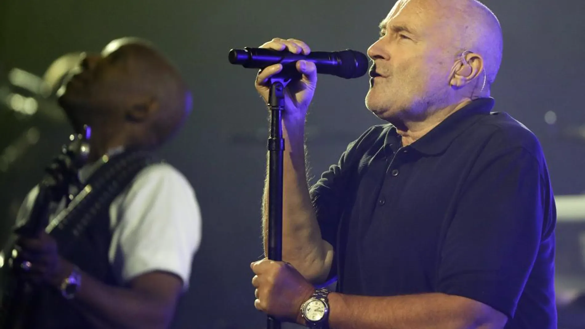 Phil Collins durante una actuación el pasado mes de agosto