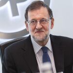 Mariano Rajoy, durante la reunión del Comité de Dirección del partido