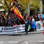 Protestas en el mes de noviembre por la equiparación salarial frente al Congreso