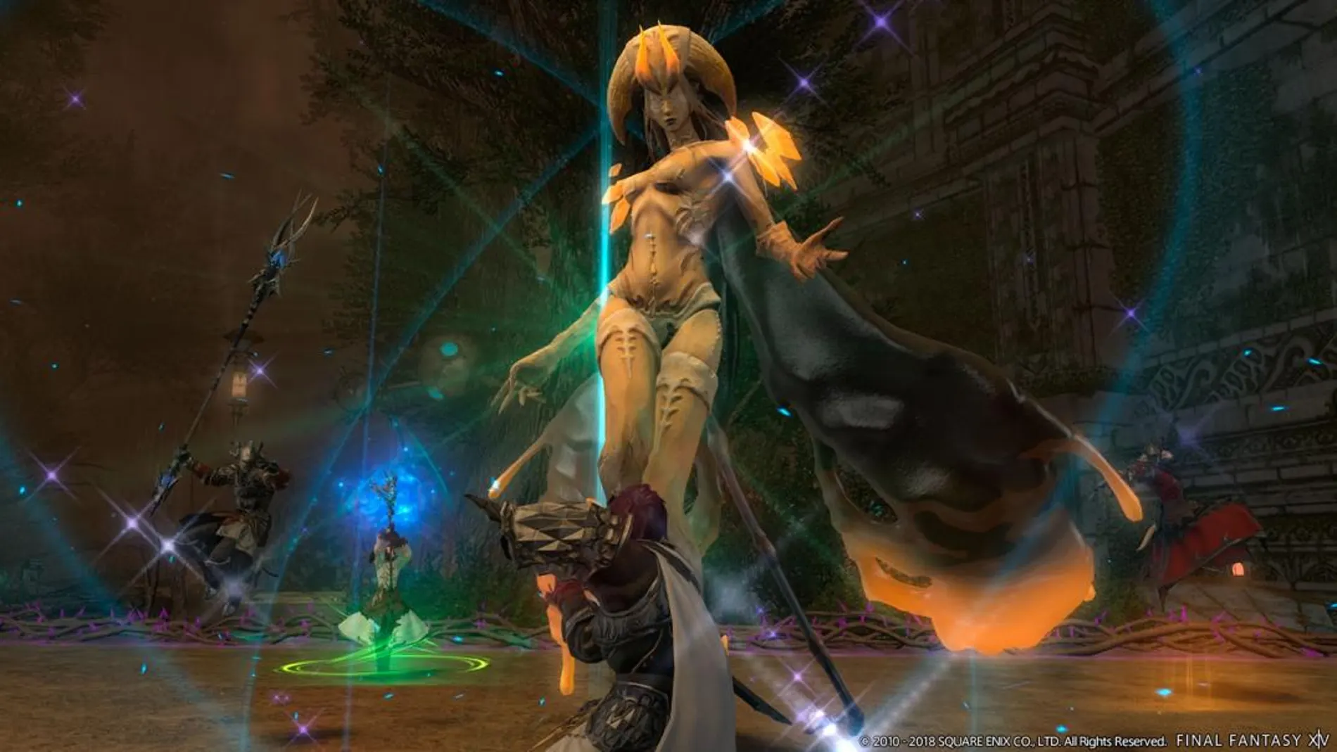 Captura de pantalla del videojuego Final Fantasy XIV Online