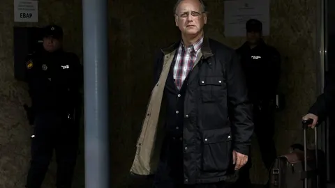 El excontable de Nóos Marco Antonio Tejeiro a su salida de la Escuela Balear de la Administración Pública