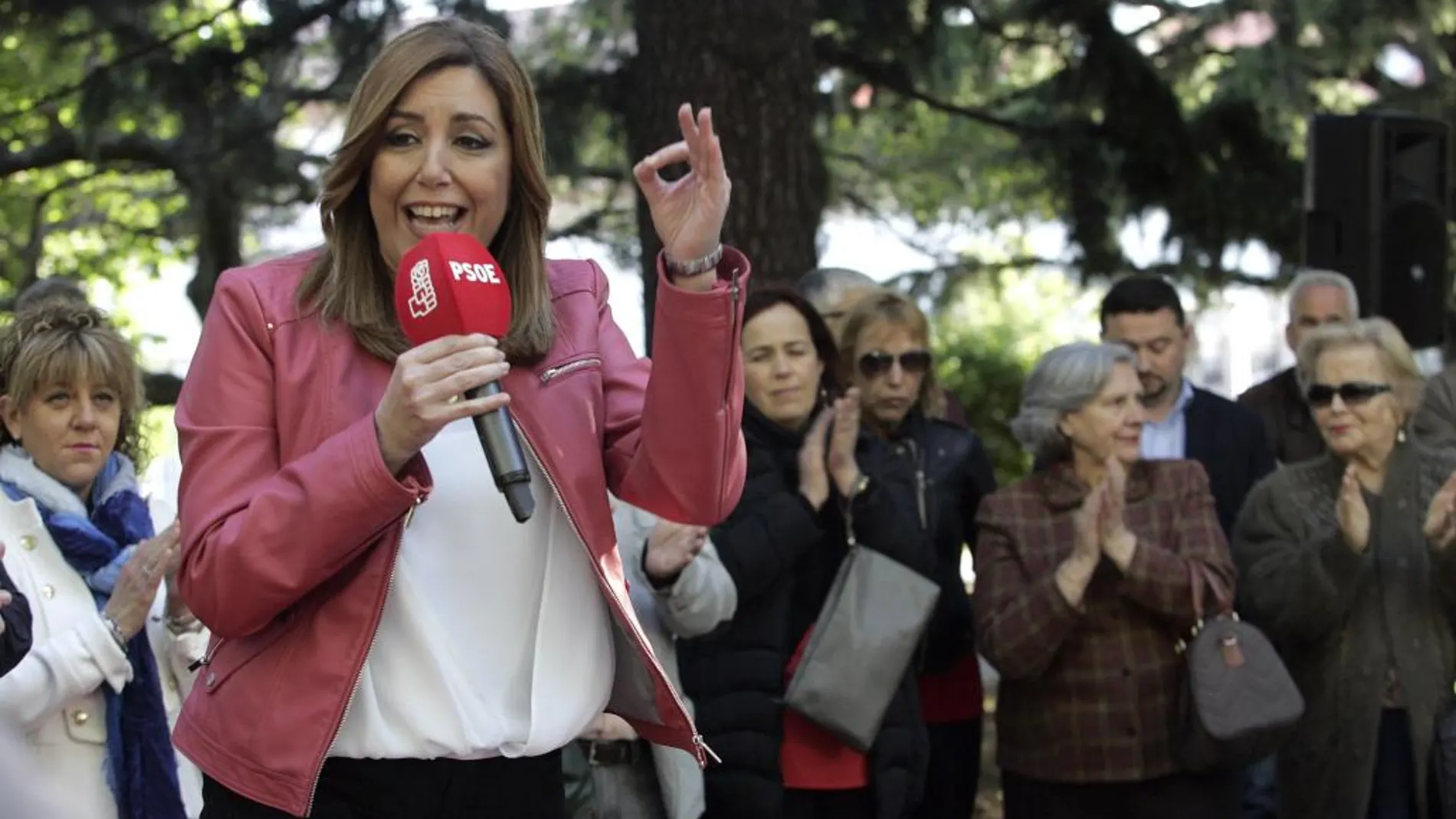 La presidenta de la Junta de Andalucía y candidata a las primarias del PSOE, Susana Díaz.