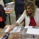 La presidenta de Andalucía, Susana Díaz, asumirá un papel protagonista en el nuevo rumbo que tome el PSOE a partir de los comicios