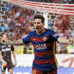 Messi marcó en el Calderón su primer gol del campeonato liguero