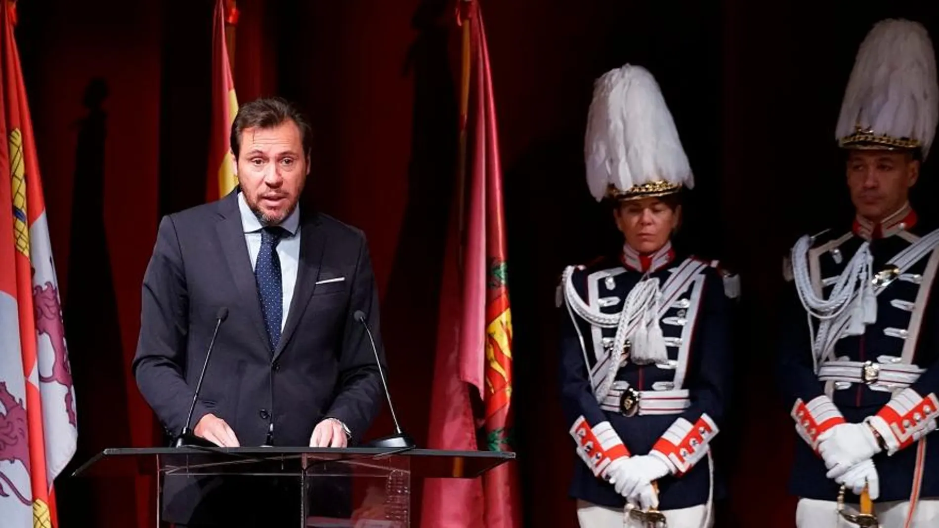 Intervención del alcalde de Valladolid, Óscar Puente, en la celebración del Día de la Policía