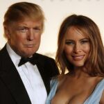 Donald Trump y su espectacular tercera esposa, Melania