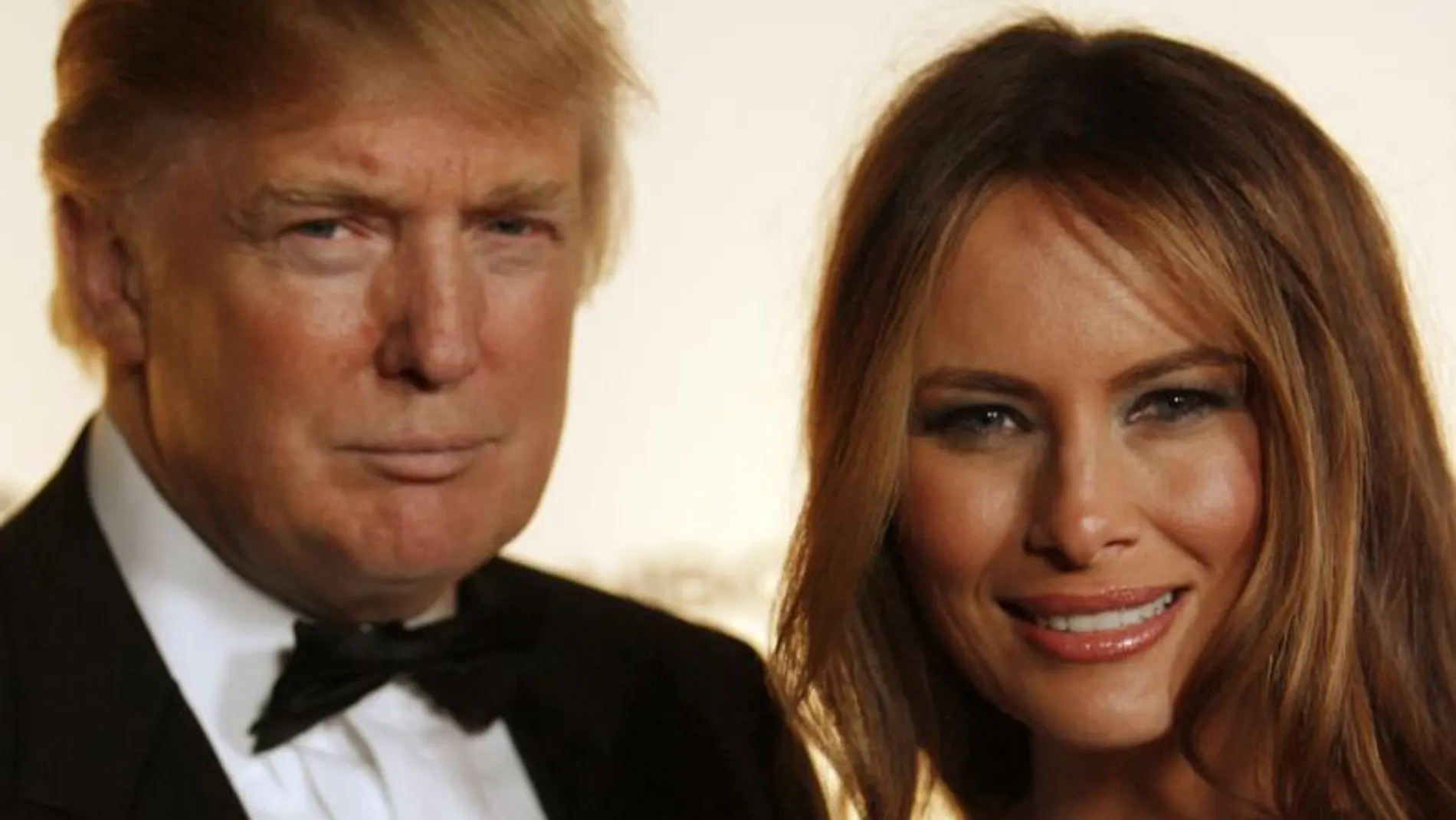 Donald Trump y su espectacular tercera esposa, Melania
