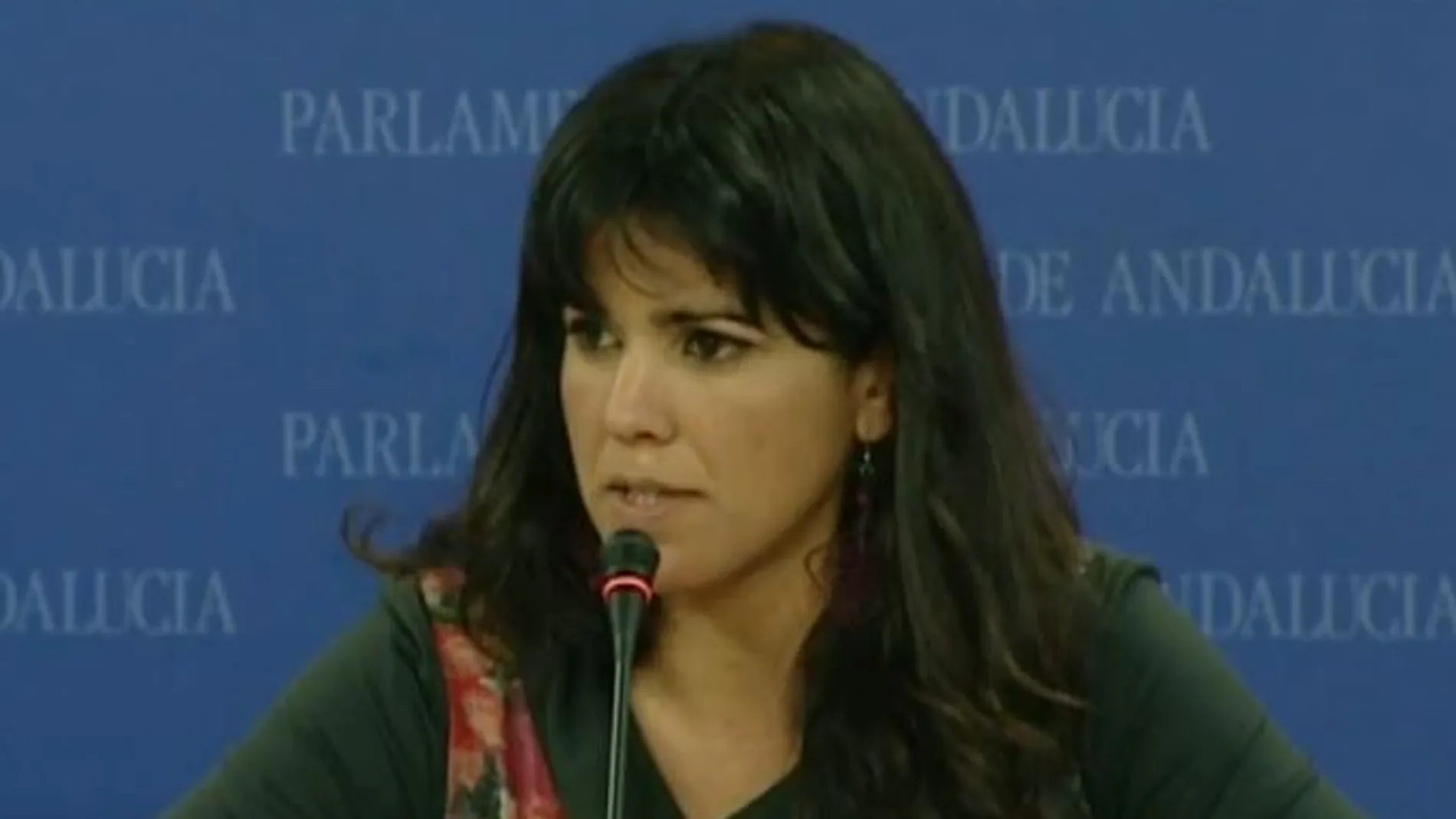 Teresa Rodríguez, líder de Podemos en Andalucía, ha hablado hoy sobre un pacto con el PSOE.