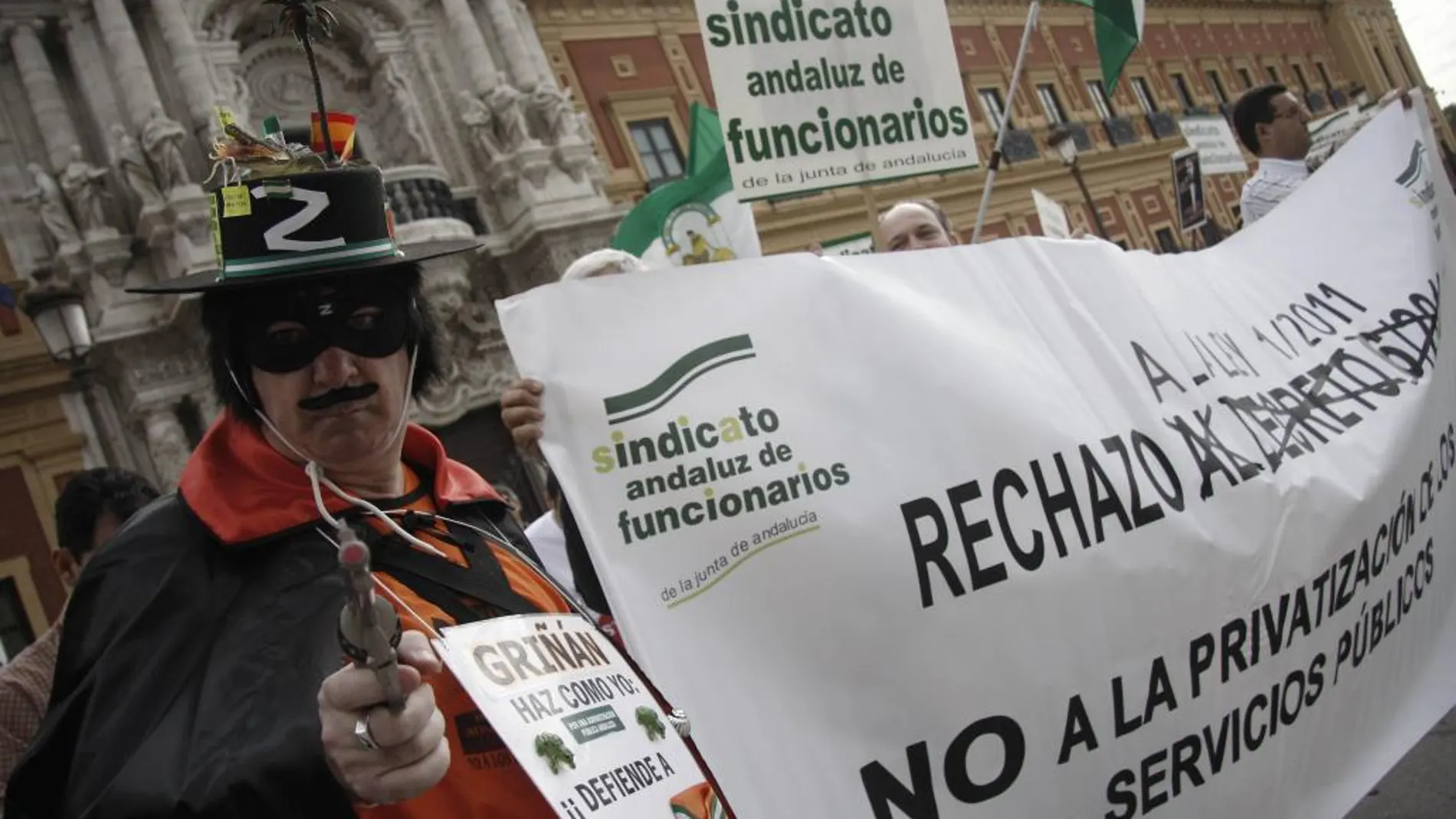 El proceso arrancó con una denuncia del Sindicato Andaluz de Funcionarios (SAF), combativo también en la calle